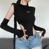 Zingj 2023 New Women's Solid Color Slim Street Fashion Hoodie Sexy Sleeveless Jumpsuit-Outfit