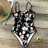 Sexy One Piece Swimsuit Swimwear Push Up Monokini Bandage Bodysuit Swimming Suit For Women Maillot De Bain