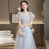 Fairy Evening Dress Female Graduation Art Exam Light Luxury Small High-End Adult Ceremony Host Piano Performance Performance Clothes