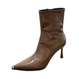 Pointed High And Thin Boots Women 2025 Autumn And Winter New Small Design Fine And Thin