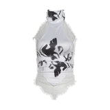 2025 Summer New Women's Sexy Sexy Hottie Print Lace Design Tight