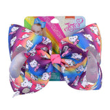 inch JoJo Bows JoJo Siwa Unicorn Grosgrain Ribbon Bow For Girls Handmade Hair Clips Barrettes Headwear Hair Accessories