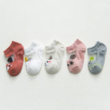 Pairs/lot 0 to 7 Years Spring Summer Thin Mesh Socks For Girls Boys Cute Animal Children's Thin Sock Baby Newborn Short