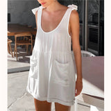 Summer Solid Color Sleeveless Casual