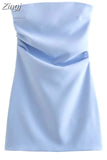 White Corset Dress Woman Off Shoulder Short Dresses For Women Ruched Mini Bodycon Dress Women Summer Sexy Party