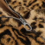 Faux Fur Leopard Jacket- Outfit