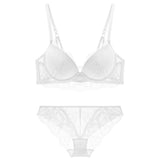 New Women's underwear Set Lace Sexy Push-up Bra And Panty Sets Comfortable Brassiere Adjustable Gathered