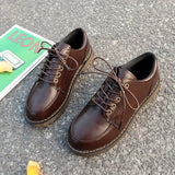 Korean Style All-match College Style Flat ShoesOutfit