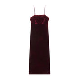 New Hanging Neck Bows Decorated Solid Color Top