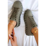 Zingj Size Shoes Women's Platform Casual Flat Shoes Women's Shoes Korean Version Of Fashion Lovers