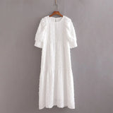 Women Fringe Dress Solid Color Summer Midi Dresses Boho Tassel Vestidos Short