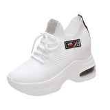 Increased Thick Platform Sneakers Lightweight Mesh Breathable Recreational Running Shoes In 2025 Fall New Women's Shoes