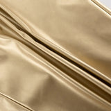 Zingj Style 2024 New Temperament Splicing Design Sense Metallic Color PU Leather Skirt Package Hip Half Skirt Women-Outfit