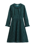 BELIEVE YOU Dresses For Women 2022 Temperament 100% Cotton Knee-length Ruffles Dress Slim A Line Women's Dress