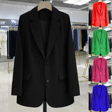 Zingj Small Suit Female Coat Casual Small Loose Korean Version Of The Small Suit Female Design Sense Suit Small Suit Coat