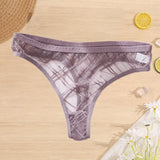 Lace Panties Women Sexy FINETOO Low Waist Underwear Women Mesh Hollow Out Briefs Female Underpants Geometric