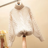 Sweaters Women 2019 Winter Fashion Knitwear Woman Knitted Pullovers Tops Femme Long Sleeve Pullover Loose