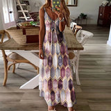 Sleeve Women's Summer Casual Printed Camisole Long
