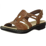 New Large Size Leisure Breathable Stitches With Thick Soles And Non-Slip Sandals For Women Wearing Sandals Outside The