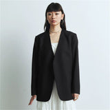 Suit Spring And Autumn New Cushion Shoulder Leisure Fashion Temperament Slim Thin Professional Gray Small Suit