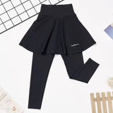 Pocket Fake Two Yoga Pants Large-Size High-Rise Sunscreen Skirts Thin Sports Wear Outside The