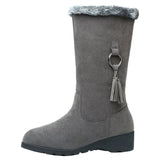 Snow Boots Women Winter Shoes Warm Boots for Cold Winter Fashion Ladies Brand Ankle Botas Women's