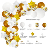 Silver Macaron Birthday Balloon Garland Arch Kit Party Foil Metal Balon Weding Baby Shower Birthday Party Decor Kids