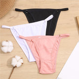 Women's Cotton Briefs Sexy Low Waist Underwear Female Underpant Soft Woman Panty Plus Size Lingerie
