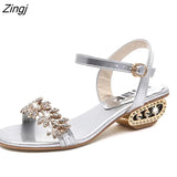New women shoes slippers summer beach sandals Fashion women Rhinestone outdoor slippers flip flops shoes women
