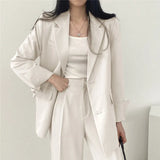 Zingj Suit Jacket Female 2024 New Spring And Fall Korean Version Chic Small Suit Jacket Design Sense