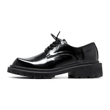 2025 New Youth Square Head British Wind Low Heel Tooling Fashion Casual Daily Leather Shoes