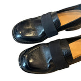 Zingj British Style Small Leather Shoes Shoes Female Black Thick Heel Single Shoes-Outfit