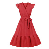 Audrey Hepburn Robe Evening1940s Dresses 50s Rockabilly Vintage Retro Womens Swing Party Dress With Belt Summer