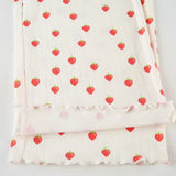 Strawberry Printed Tank Top And Straight Leg Pants Pyjamas Two Piece Set-Outfit