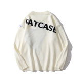 Heart Catcase Embroidered Sweater-Outfit