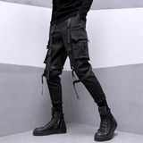 Function Wind Tactics Multi-Pocket Ribbon Parachute Military Uniform Street Tide Brand Harlan