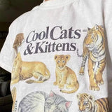 Cool Cats And Kittens Graphic T-Shirt-Outfit