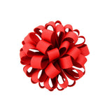 3inch New Design Beauty Grosgrain Ribbon Flower With Elastic Rope Floral Hair Bands Kids Accessories