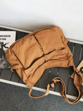 Large Canvas Satchel Bag- Outfit