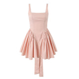 New Irregular Bow Tie Waist Dress In