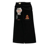 Zingj Wide-Legged Jeans Street Hip-Hop Personality Y2K Straight Casual Pants 211-0-Outfit