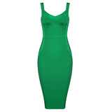 Sexy Low-Chest Bag Hips Waistless Sleeve-Free Hot Party Dress Stylish Hot Party