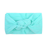 New Braided Nylon Baby Headbands For Girls Twisted Top Cross Knot Headwraps Turban Elastic Soft Hairbands Hair