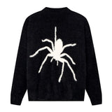 Spider Print Loose SweaterOutfit
