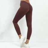 Zingj Embarrassment Line Peach Hip Fitness Yoga Pants V Waist Hip Tight Sports Pants-Outfit