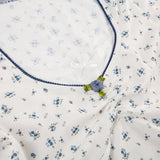 Aesthetic Lace Stitching Square Collar Short Sleeve TeeOutfit