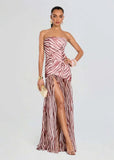 High-End Women's Sexy Bare-Back T-Breasted Dress Dress Dress Dress Dress Dress