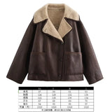 Women's Autumn And Winter New Double-Sided Collar Long Fur Locomotive Wind Jacket Jacket