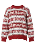 Christmas Jacquard Knit Sweater-Outfit