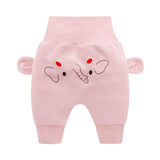 Cute Pants Boys Girl Cartoon High Waist Protection Belly Children Toddler Spring Autumn Winter Newborn Warm Velvet